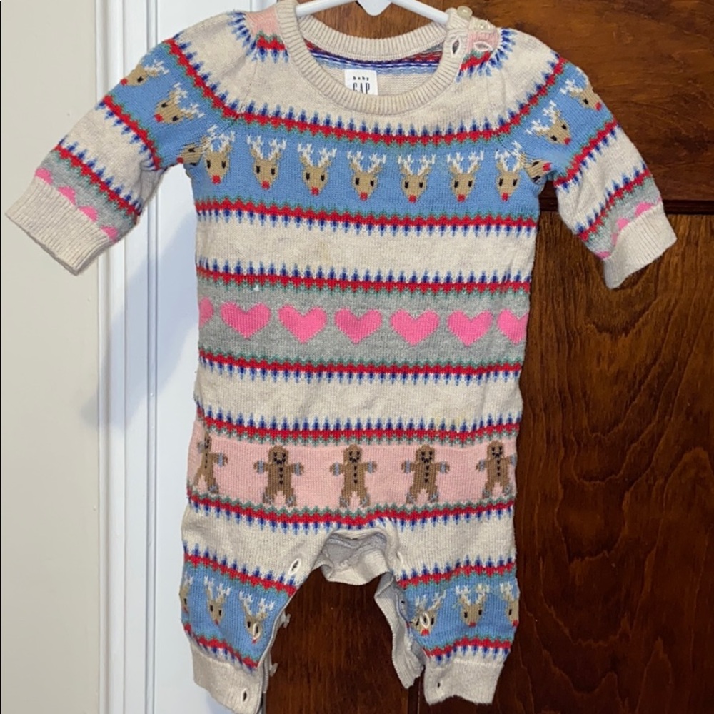 Warm holiday “ugly” sweater